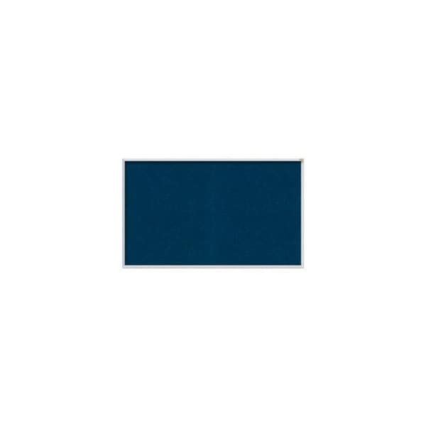 Ghent 72"W x 48"H Vinyl Bulletin Board - Aluminum Frame - Navy AV46-195 - main